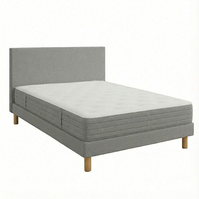 Ensemble Essenzia LEVITATION Très Ferme 1000 + Sommier Tradition Graphic 13 cm + Pieds 140x190 Beige Ressorts Ensemble Essenzia LEVITATION Très Ferme 1000 + Sommier Tradition Graphic 13 cm + Pieds 140x190 Beige Ressorts