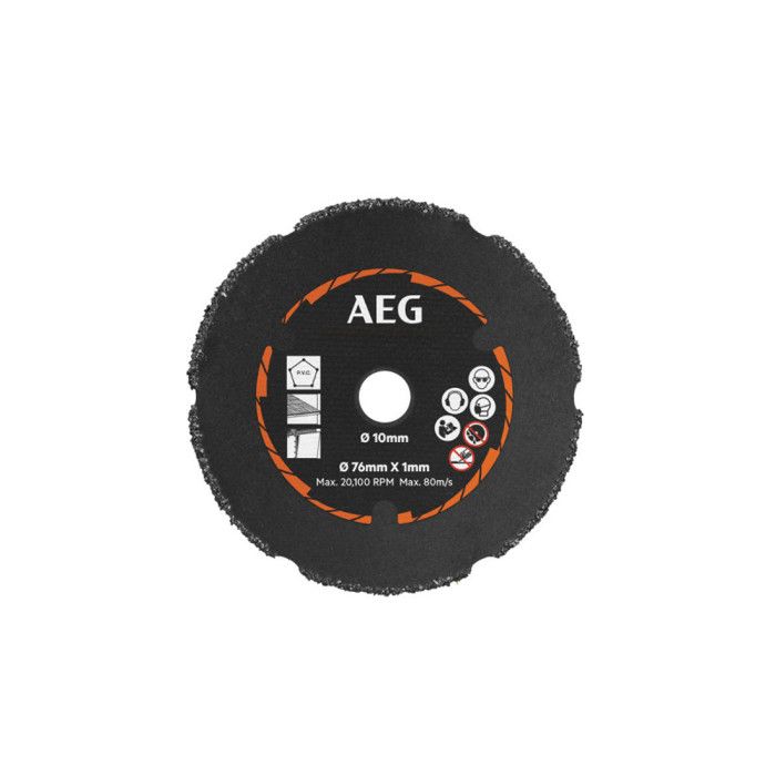 AEG Disque abrasif carbure - 76mm - AAKMMAC01
