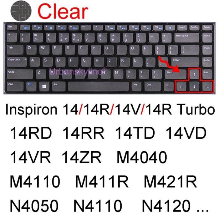 Touches De Clavier Reconditionnées Pour Dell Inspiron 14-5000 (5401/5402/5405) - Réf. 09T