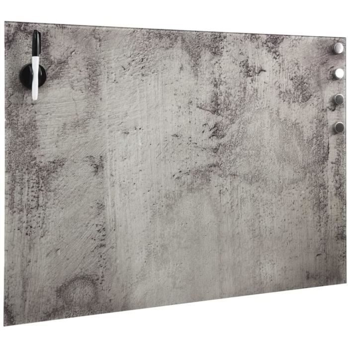 Tableau Magnétique Noir Anwicar 70x30cm - Effaçable Et Aimantable