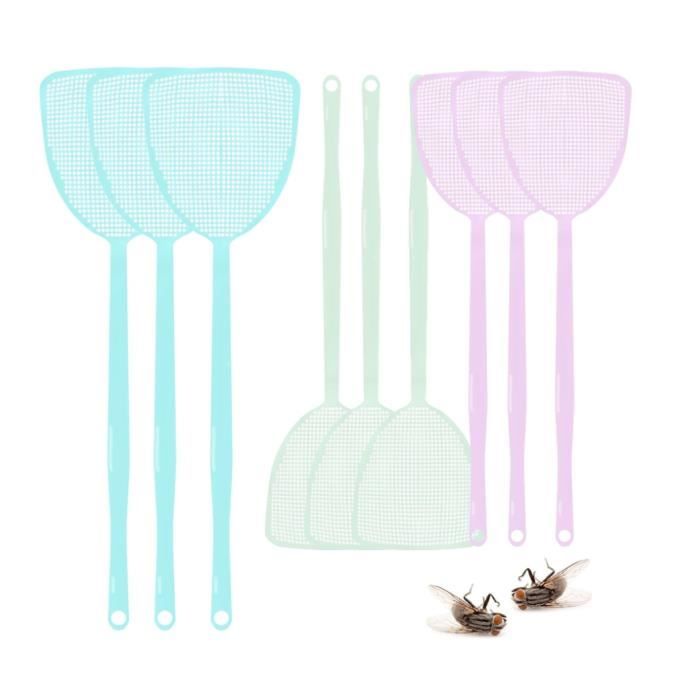 Lutte Insectes Manuelle Lot De 5 Tapettes à Mouches Long Manche - Anti-moustiques Et Mouches - Coloré Et Efficace Tapette à Mouches Manuelle Lutte Insectes Manuelle Lot De 5 Tapettes à Mouches Long Manche - Anti-moustiques Et Mouches - Coloré Et Efficace Tapette à Mouches Manuelle