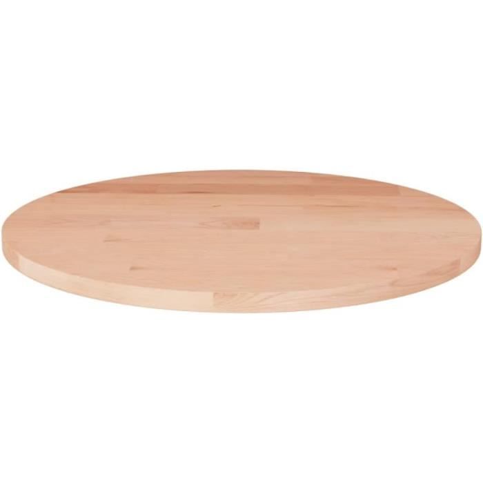 Set De Table Rond En Paille - Beige/Blanc - 12.15
