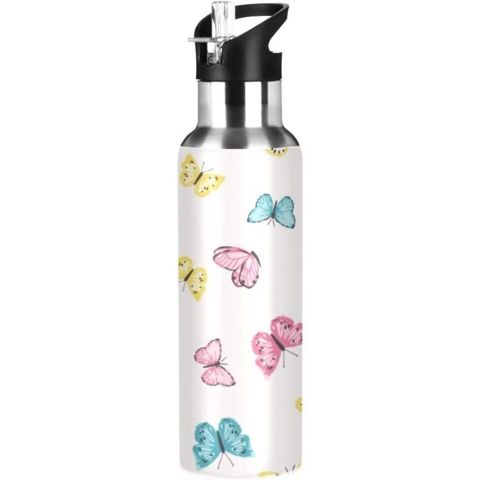 Bouteille Isotherme NATURA Thermos 0.5L Vert - Acier Inox Double Paroi, Froid/chaud 🌡️