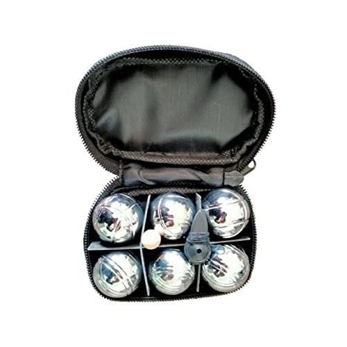 Mini Boules Métalliques - OUT2PLAY - VALISE 6 MINI BOULES - Couleur Noir - Poids 0.355 kg - Mixte