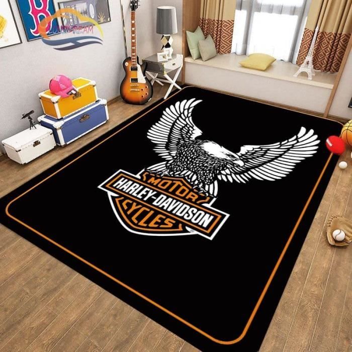 Tapis Moto Harley Davidson décoration intérieure garage atelier 80X200cm