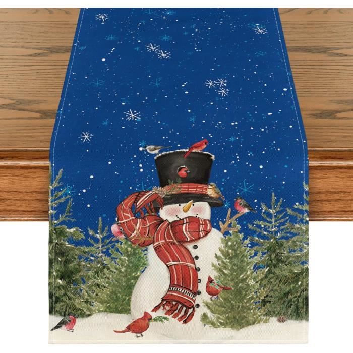 Torchons De Cuisine Noirs Et Blancs Motif Noël - Lot De 4, Microfibre Absorbante, 42x65 Cm - Décoration Festive
