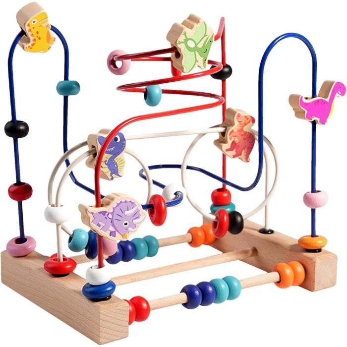 Puzzle D’équilibre Et Labyrinthe à Perles En Bois – Jeu éducatif De Concentration Et Motricité – Pour Enfants à Partir De 6 Ans Et Adultes – Parfait Pour Les Soirées En Famille