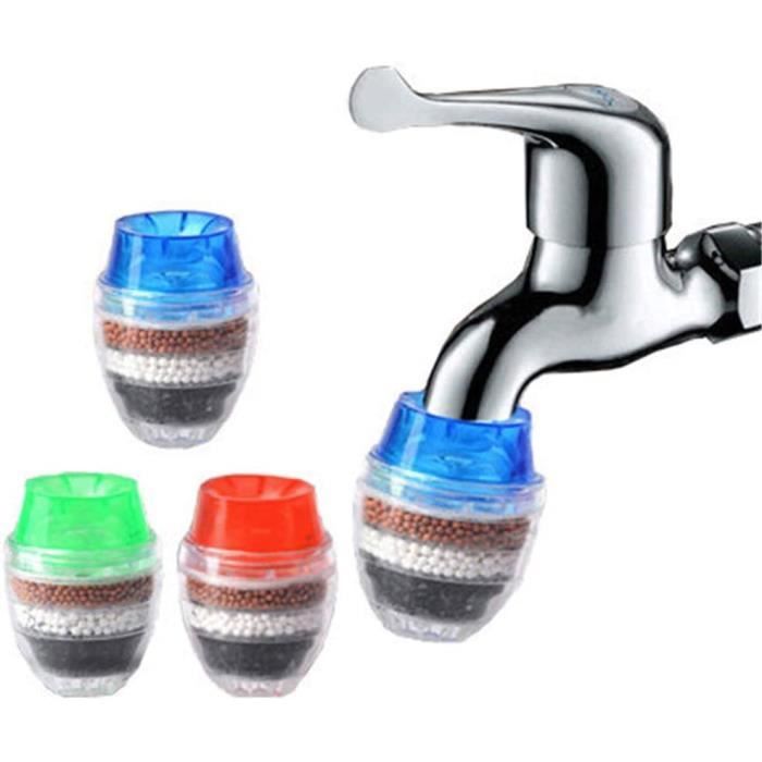 couleur aléatoire Vvdf robinet purificateur deau filtre filtre de robinet Maison de cuisine multi couches deau propre 