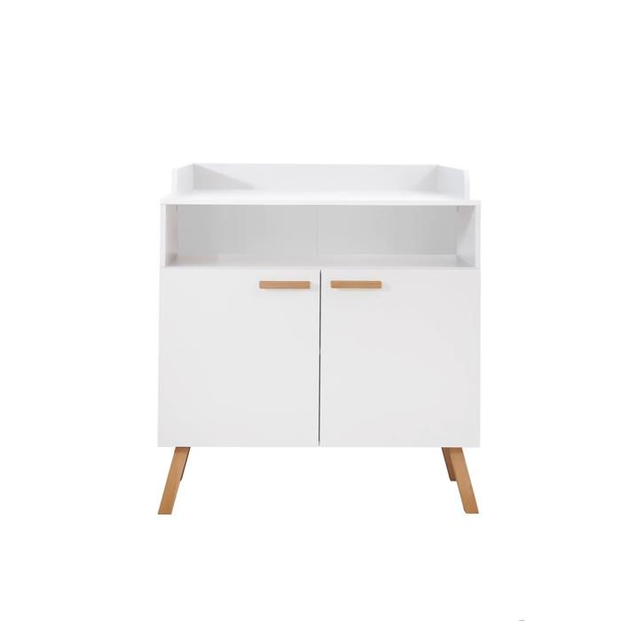 Armoire à langer - Mélaminé - Blanc - 96 - 105 - 78 cm Armoire à langer - Mélaminé - Blanc - 96 - 105 - 78 cm