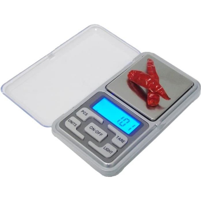 AeeYui Mini Balance de précision numérique 1000 g/0,1 g Mini Balance de Cuisine pour Bijoux Balance Aliments électronique 