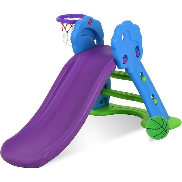 Ensemble de Toboggan et balançoire 4en1, Ensemble de Jeu de toboggans