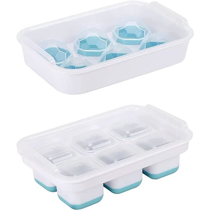 Bac à Glaçons En Silicone XJLyaya Avec Couvercle Pour Gourde Stanley 20-40 Oz - Accessoire Stanley Cup