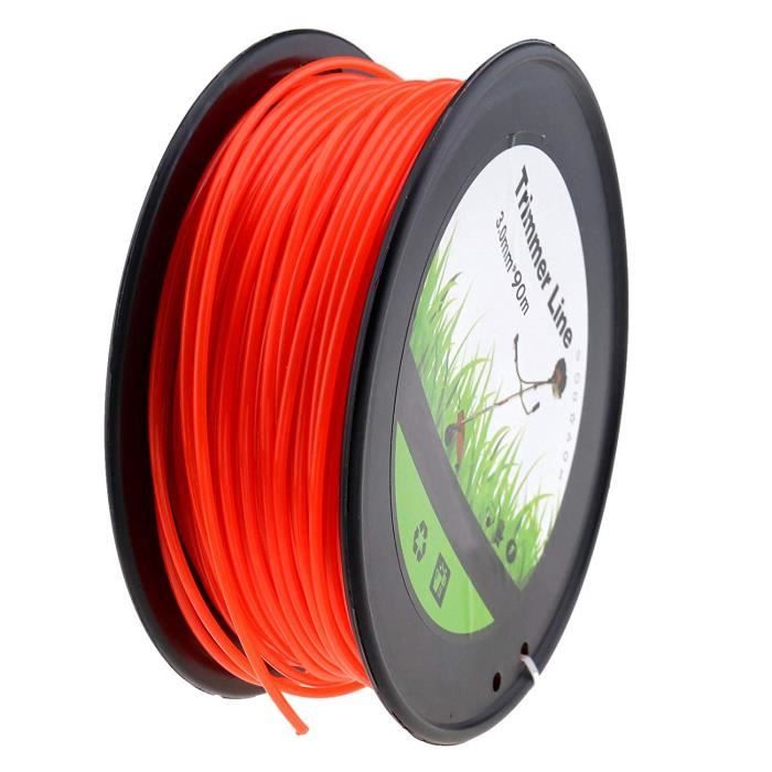BIYM Fil pour débroussailleuse Nylon Ronde Trimmer Line Longue Lourde ...
