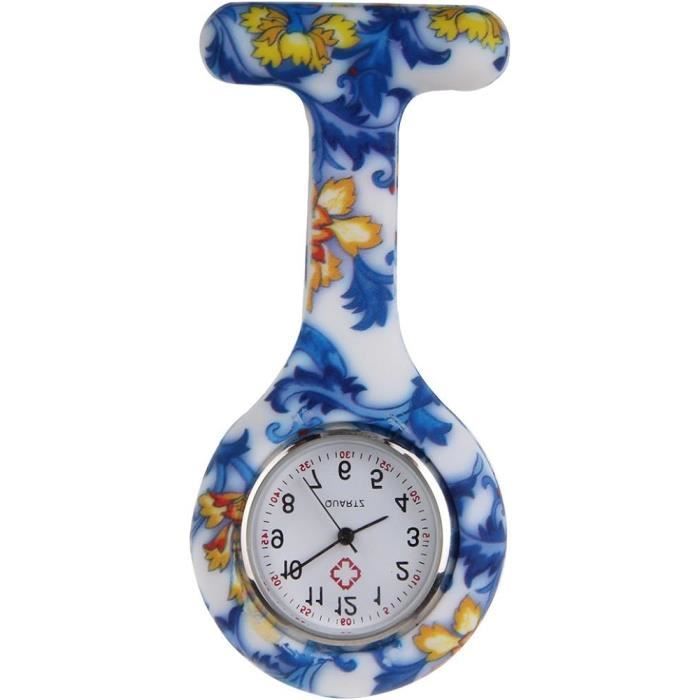 Montre Numérique à Clipser Avec Mousqueton Lumineux - Pour Médecins, Infirmières, Chefs Et Sport