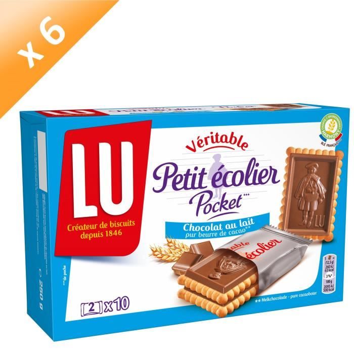 Lot De 6 Lu Petit Ecolier Biscuit Chocolat Au Lait Pocket Cdiscount Au Quotidien Lot De 6 Lu Petit Ecolier Biscuit Chocolat Au Lait Pocket Cdiscount Au Quotidien