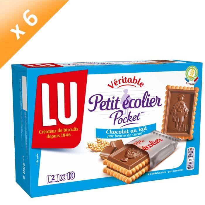 Biscuit Chocolat au Lait Pocket Petit Ecolier LU 225GRS - Drive Z'eclerc