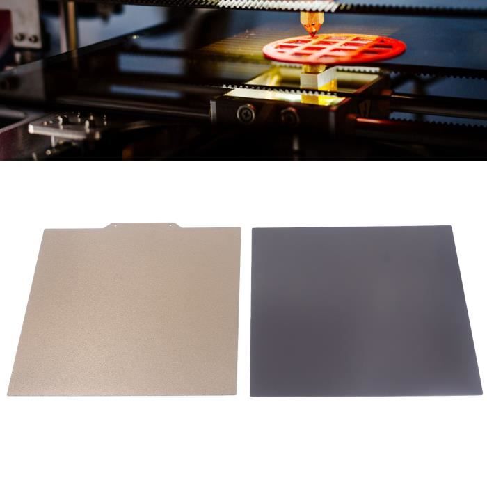 Plaque De Construction PEI à Ressort Magnétique 220x320 Mm - Pour Lit D'imprimante 3D, Double Face, Résiste à 260°C - 2