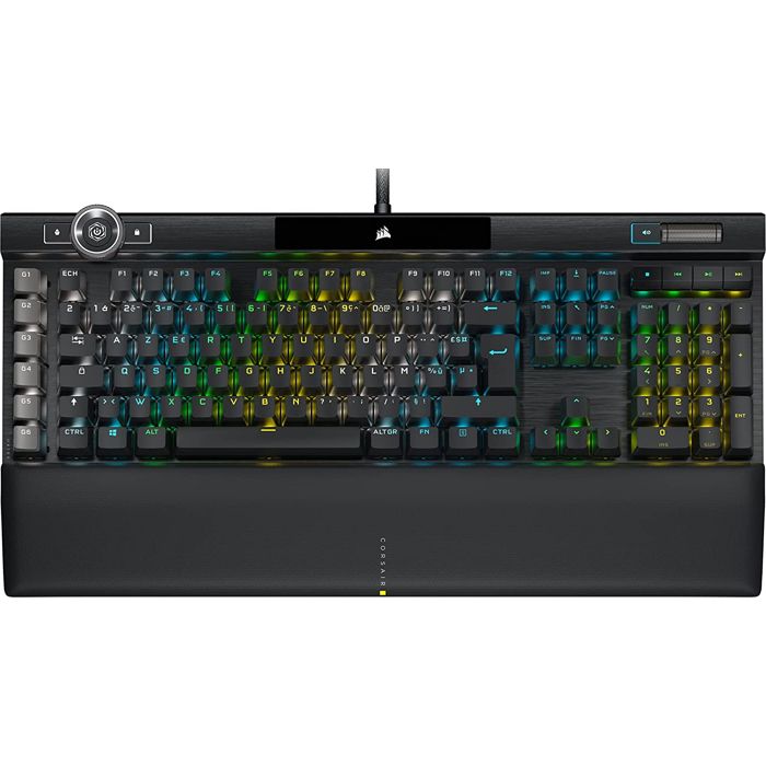 Clavier de jeu – Corsair – K100 RGB – Technologie OPX – Rétroéclairé – Filaire