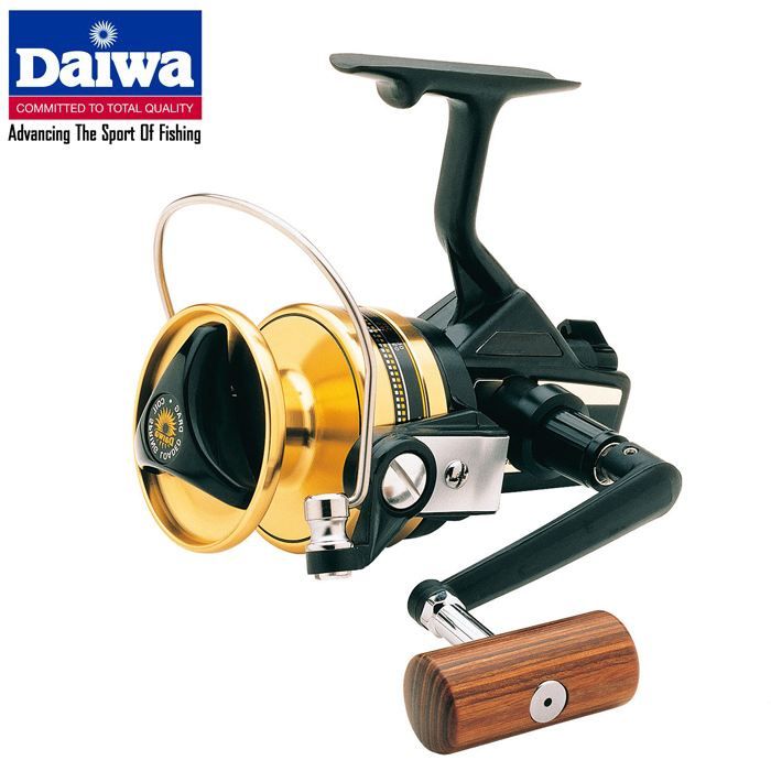Moulinet De Pêche Daiwa BG 4500 Ambidextre - Moulinet Spinning Mer Frein Avant, 6 Roulements, Capacité 320 M/0.35 Mm