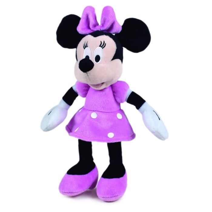 Minnie Mouse Peluche Couleur Rose Famosa Cdiscount Jeux Jouets