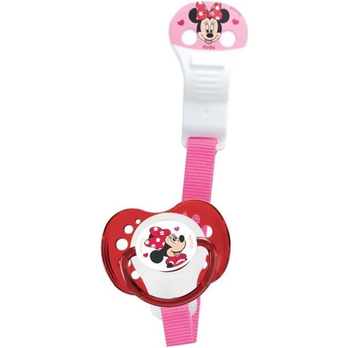 Dodie Attache-Sucette Ruban Minnie