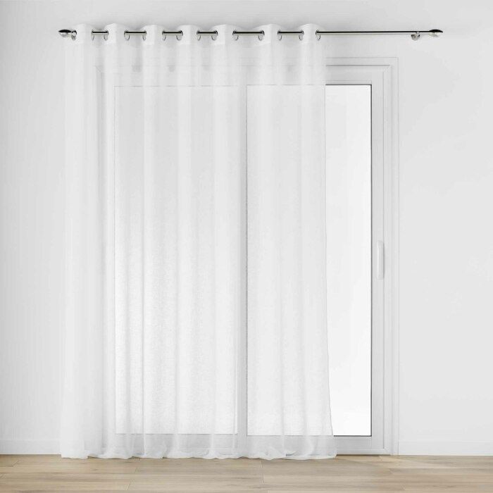 Panneau a oeillets 240 x 240 cm voile tisse carlin Naturel