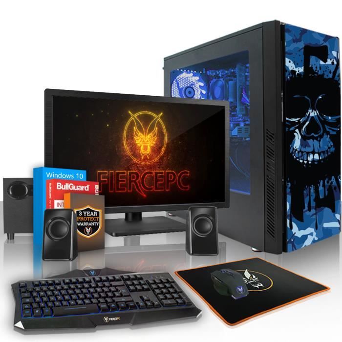 Achat Ordinateur de bureau Fierce EXILE PC Gamer de Bureau - AMD Ryzen 3 2200G 4x3.7GHz CPU, 8Go RAM, Radeon Vega 8, 1To HDD - 407287 pas cher