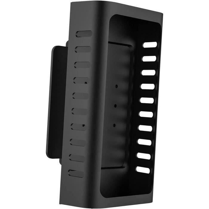 Support Antivol En Métal Pour Sonnette Vidéo - Boîtier Acier Inoxydable Noir - Universel