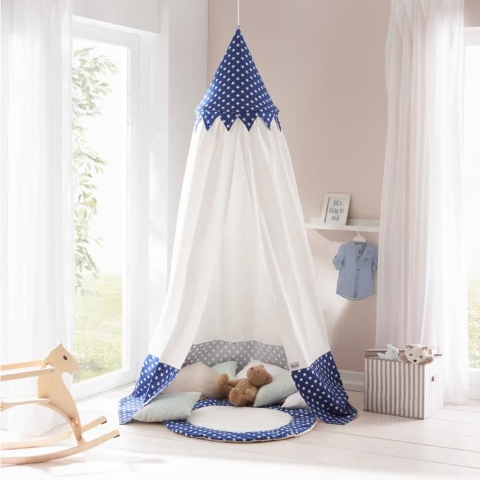 Ciel de Lit Enfant Tente de lit enfant Tente de Jeu Ciel Rond - 2.4m - Vert  - XJYDNCG