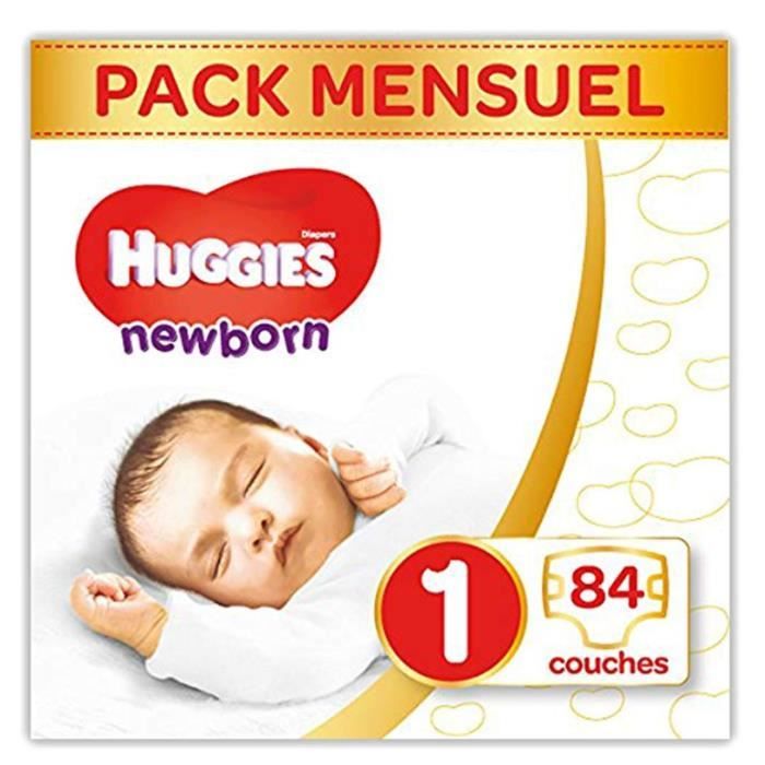 Huggies Newborn Nouveaux Nes Couches Bebe Unisexe Taille 1 2 5 Kg X84 Couches Cdiscount Puericulture Eveil Bebe