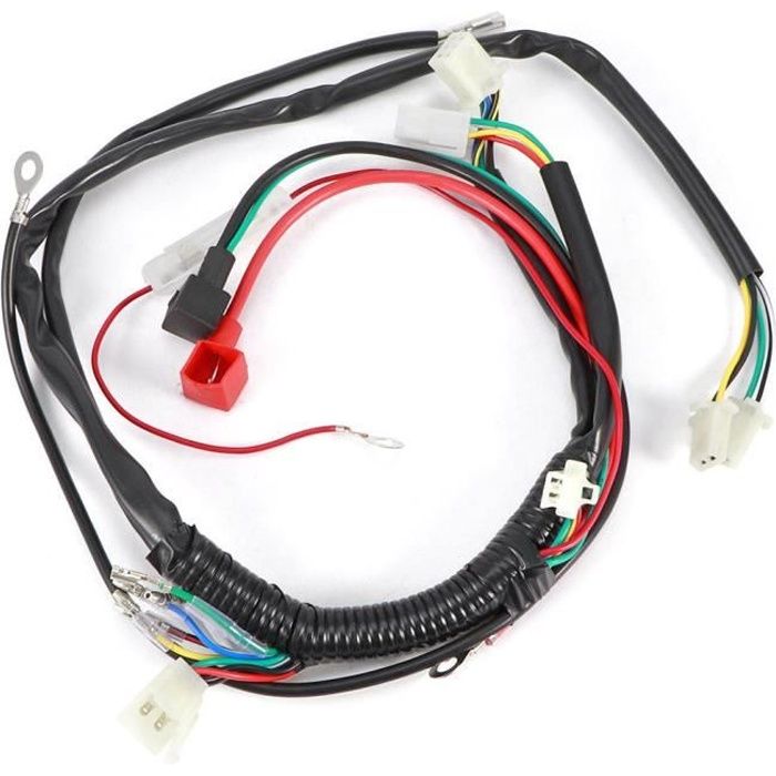 Kit complet de faisceau de câbles CDI de bobine de Stator électrique CDI métier à tisser de fil pour Pit Bike moto ATV Quad 70cc