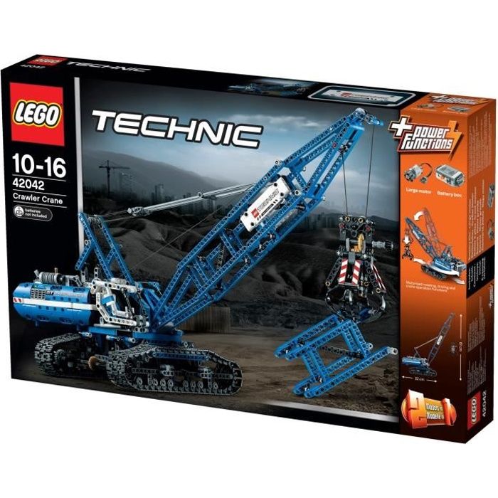 LEGO® Technic 42042 La Grue sur Chenilles Reconditionné - Lego reconditionné disponible sur Cdiscount Seconde Vie