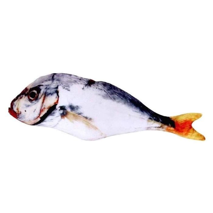 Oreiller Poisson En Peluche – Carpe Réaliste 60 Cm – Coussin Déco Chambre Et Salon