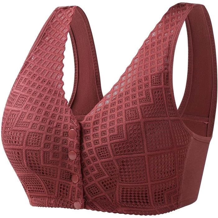 Soutiens-Gorge Femme sans Armature Soutien Gorge Push Up Brassière Grande Taille Minimiseur sous