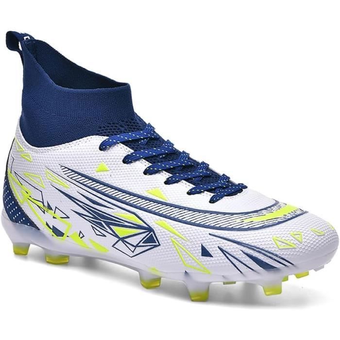 Chaussures De Football Crampons Hautes Homme - Spikes Antidérapants EU 33-46 - Contrôle Ballon Et Confort Exceptionnel