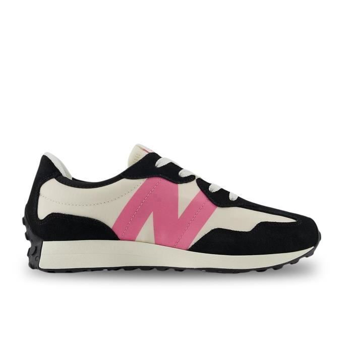Chaussures New Balance 327 pour Fille Noir GS327VL - Lacets - Enfant - Textile