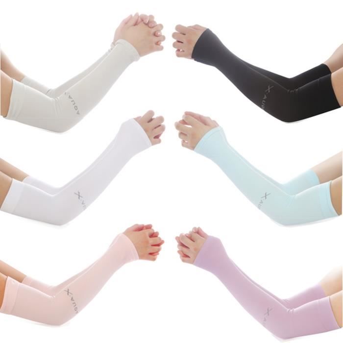 YQXCC 4 Paires Manchettes De Bras UV Protection UPF 50 - Couverture De Tatouage Manches De Bras Pour Homme Femme Sport Cyclisme Golf