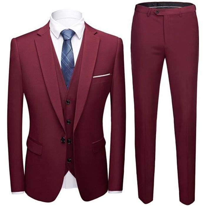 Costume Homme Mariage 3 Pi ces Slim Fit Costume Affaire C r monie