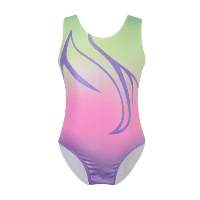 Justaucorps De Gymnastique Fille Manche Longue Tenue Patinage