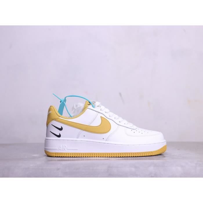 Air force one blanche et jaune femme online
