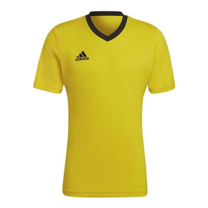 T-Shirt ADIDAS Entrada 22 Jaune - Homme/Adulte