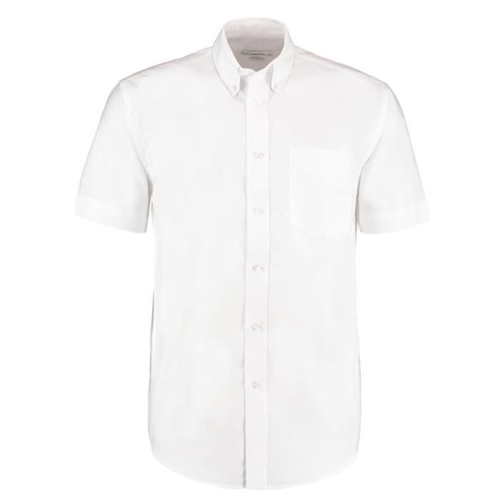 Orvis Classic Collection Chemise boutonnée à manches courtes XL bleu