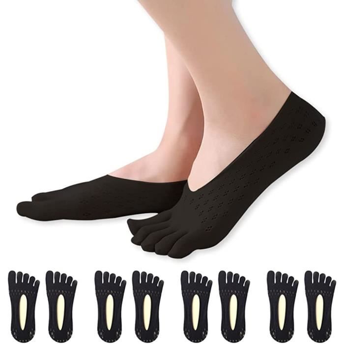 Chaussettes antidérapantes 5 doigts de pieds TOESOX