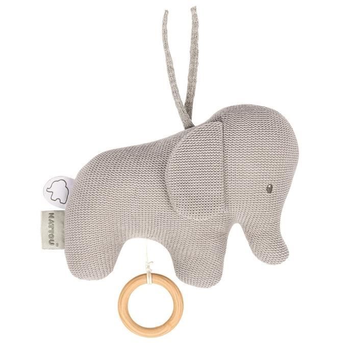 Nattou Doudou Musical Tricot Tembo 18 X 21cm En Coton Cdiscount Puericulture Eveil Bebe