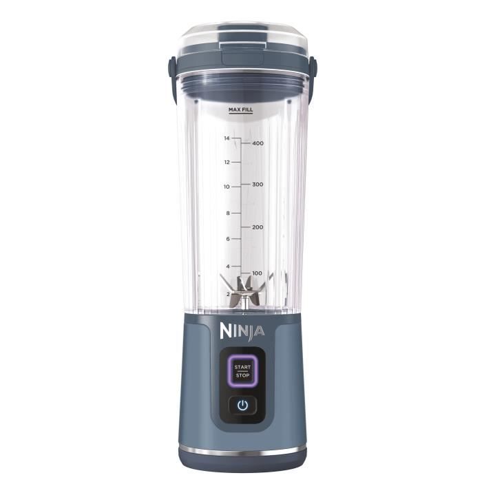 Blender portable Ninja Blast - BC151EUNV - bol 530 ml - autonomie 2h - sans fil - sans BPA - Bleu Denim