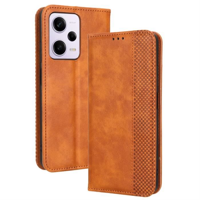 Housse Livret Flipcase Pour Xiaomi Redmi Note 12 Pro+ 5G - Similicuir, Protection Chocs
