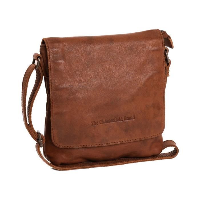 The Chesterfield Brand Borsa A Tracolla Falun – Colore Verde Oliva, In Nylon E Pelle, Con Scomparto Per Laptop (34x24 Cm), Elegante E Spaziosa - 5