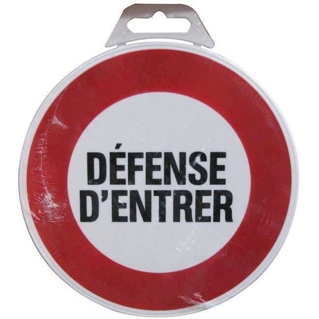 Disque - défense d'entrer - D: 180 mm