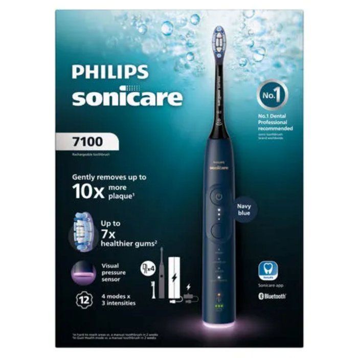 Brosse à Dents Philips Sonicare 7100 HX742308 4 Modes 4 Embouts Minuteur Bluetooth - vue 3