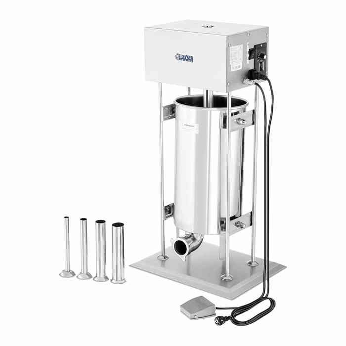 Poussoir à saucisse électrique Royal Catering 15 litres Moteur de